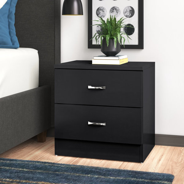 Zipcode Design Brendle 2 Drawer Bedside Table & Reviews Wayfair.co.uk
